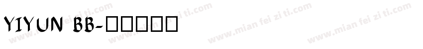 YIYUN BB字体转换